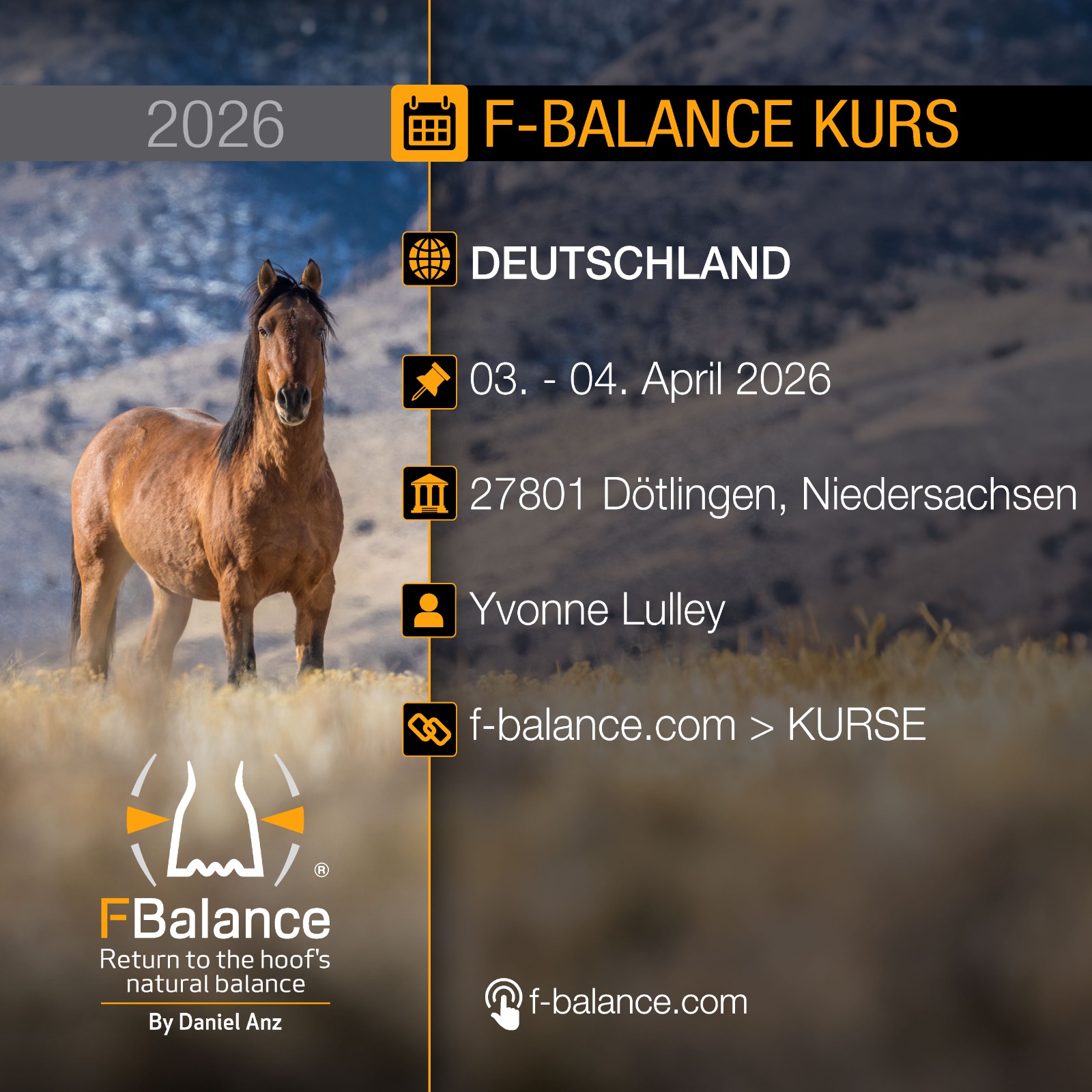 Flyer: F-Balance Kurs 03.–04. April 2026
